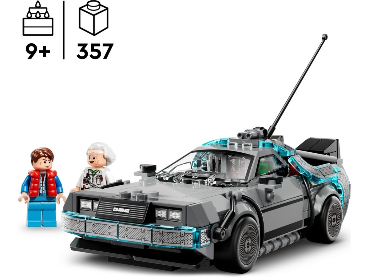 LEGO Speed Champions Tidsmaskinen fra Tilbake til fremtiden 77256 LEGO