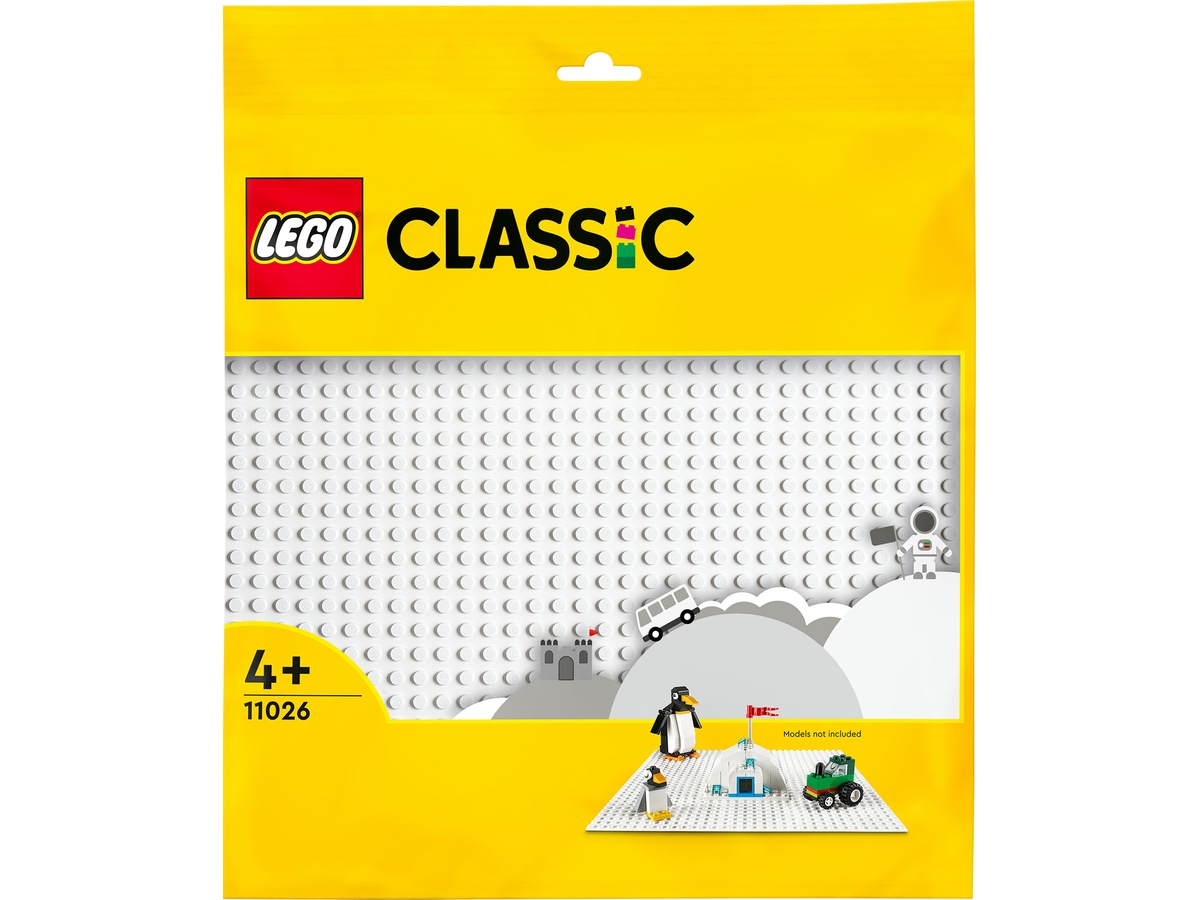 LEGO Classic hvit baseplate 11026 LEGO