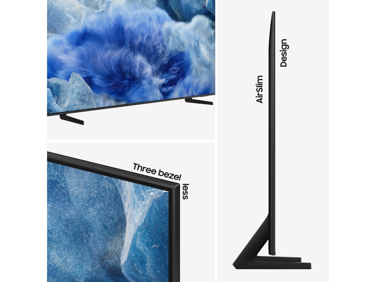 Samsung 55" Q8FA QLED 4K Smart TV (2025) + lydplanke 50 - 59 tommer TV