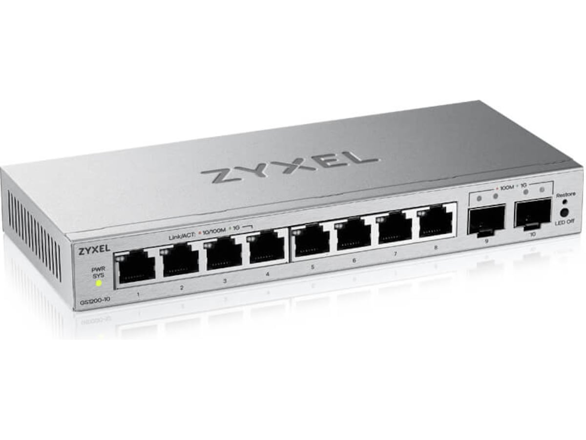 Zyxel GS1200-10V3-EU0101F switch Switch
