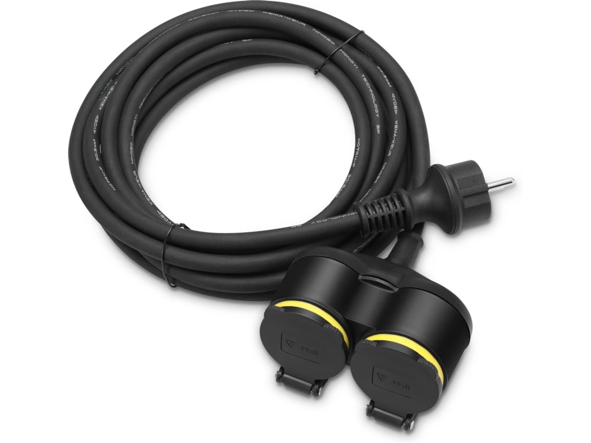 Andersson ECO 3.0 dobbel skjøteledning 5m 2-pakning Skjøtekabel & forgrener