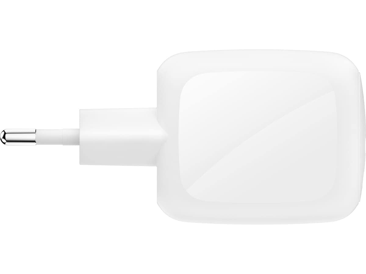 Belkin 67W Dual USB-C PD Gan vegglader hvit Mobilladere