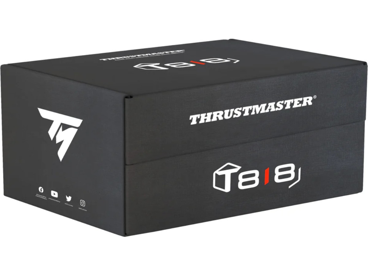 THRUSTMASTER T818 SERVO BASE BLACK EDITION Ratt & pedaler