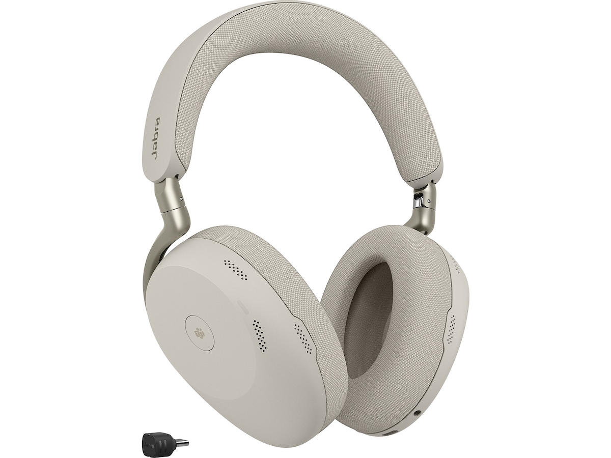 Jabra Evolve3 85 Link390c MS Stereo (varm grå) Hodesett, trådløse