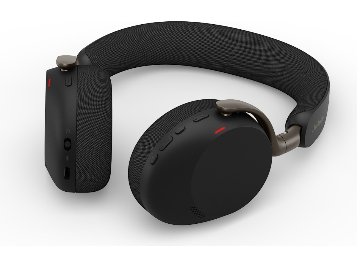 Jabra Evolve3 75 Link390c MS Stereo sort Hodesett, trådløse