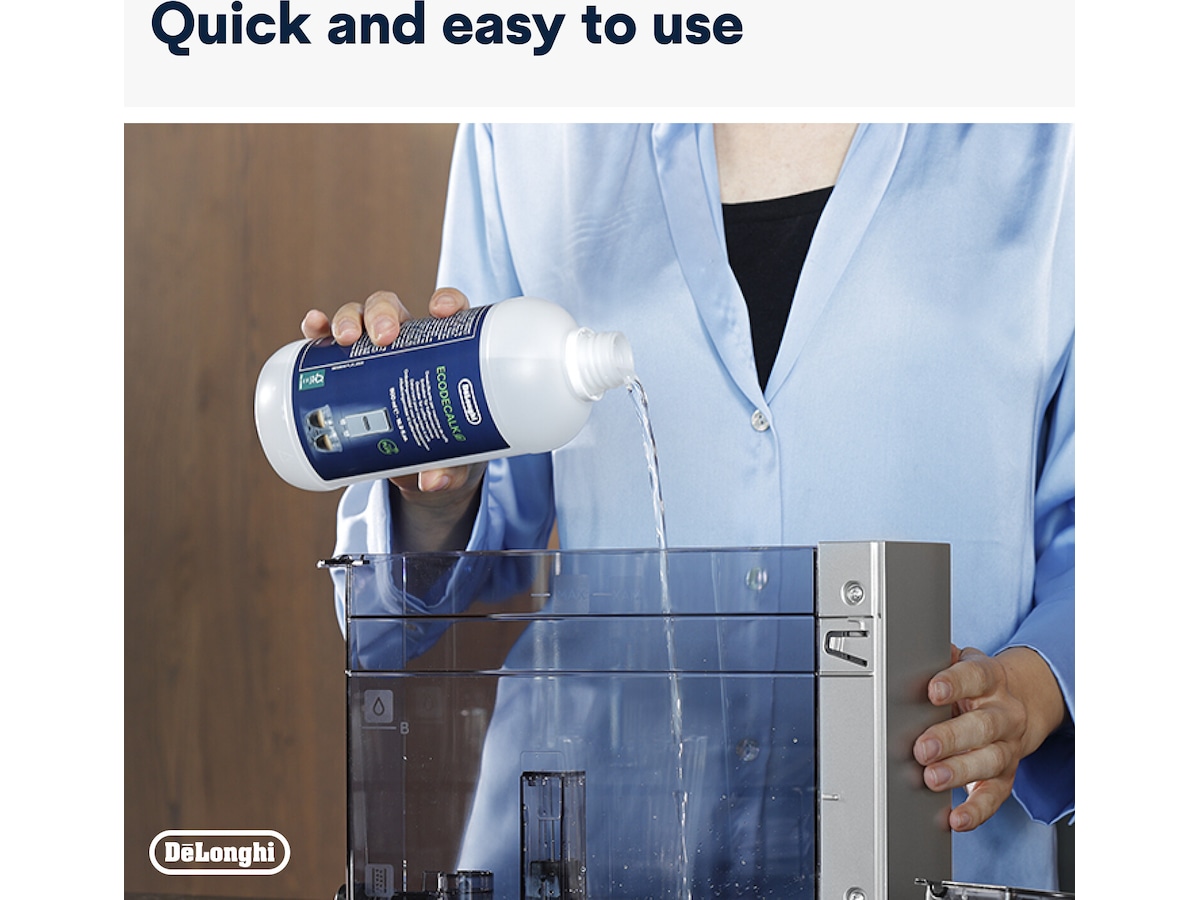 DeLonghi 200 ml DLSC202 avkalkningsmiddel Tilbehør til kaffemaskiner