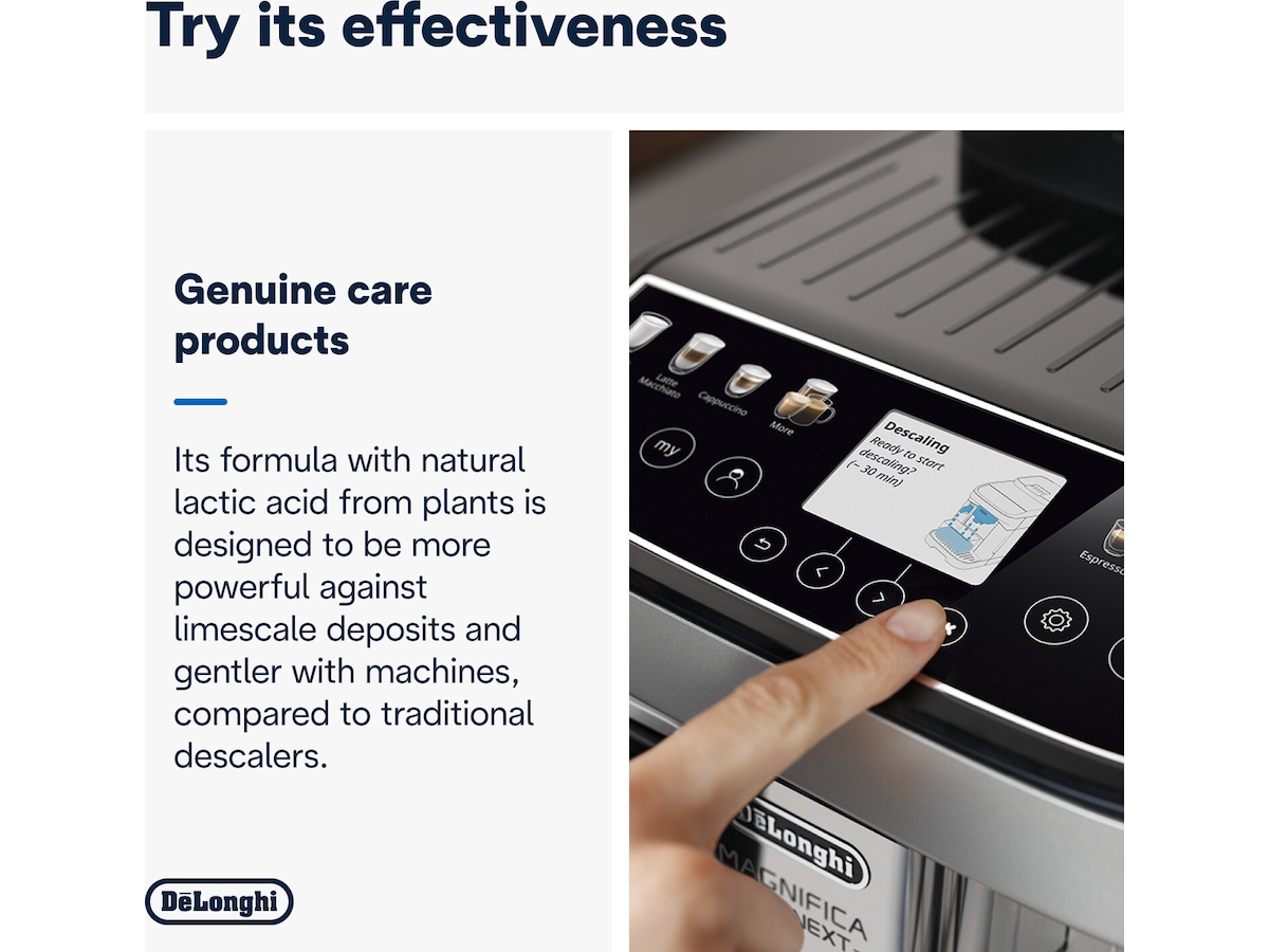 DeLonghi 200 ml DLSC202 avkalkningsmiddel Tilbehør til kaffemaskiner