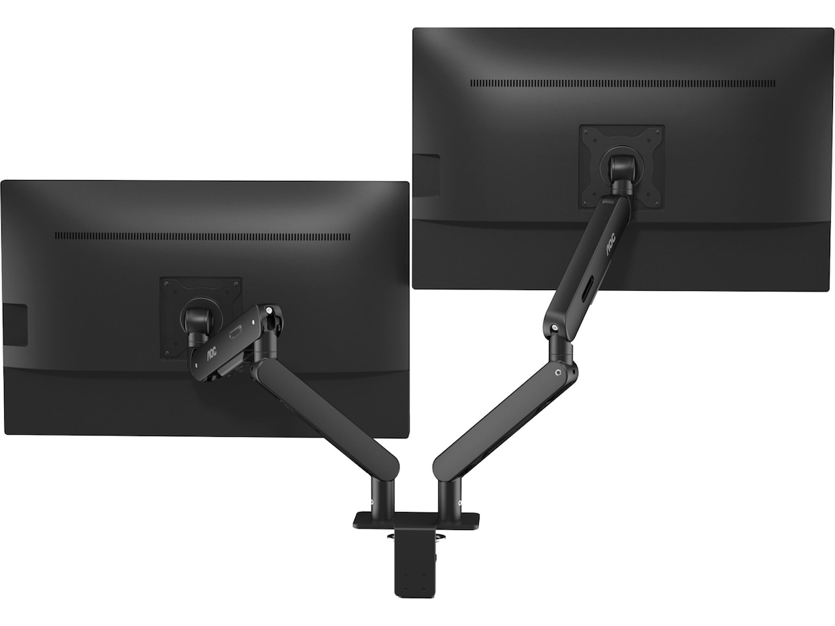 AOC AM420B dobbel monitorarm for skjerm 17-34" (sort) Bord og veggfeste