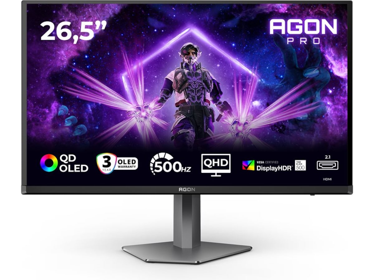 AOC Agon Pro 27" gamingskjerm AG276QKD2 Skjermer