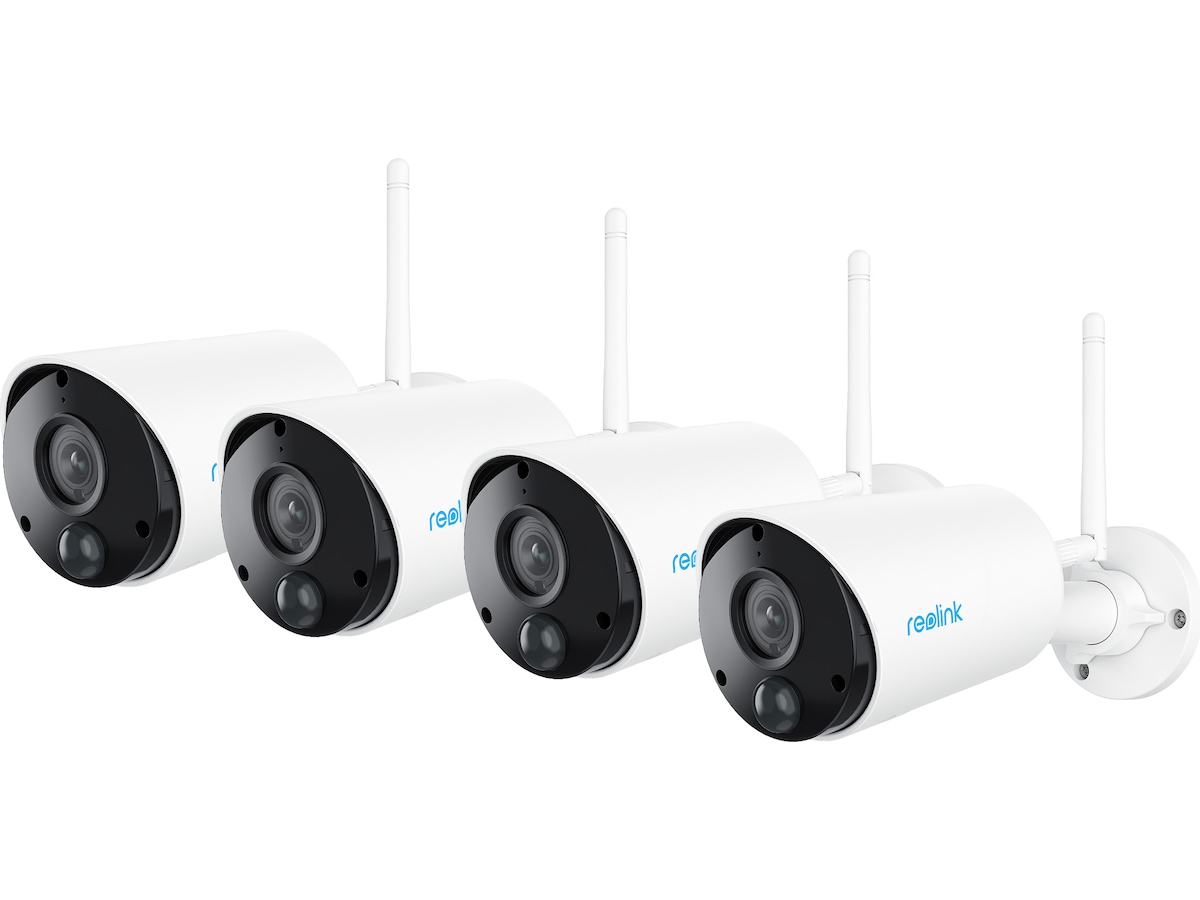 Reolink Argus Eco trådløst utendørs overvåkningskamera 4-pack Overvåkningskameraer