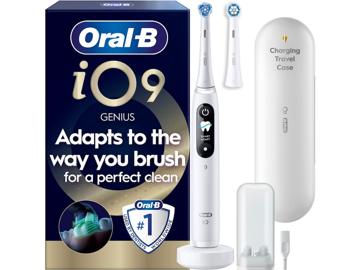 Oral-B iO9 elektrisk tannbørste (hvit)