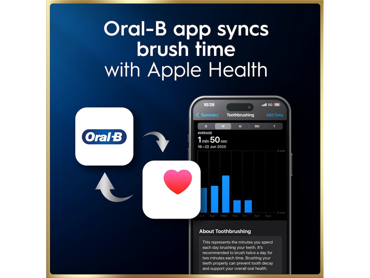 Oral-B iO9 elektrisk tannbørste (hvit) Tannbørstehoder