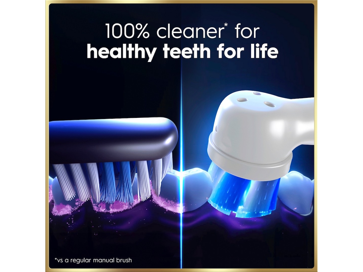 Oral-B iO9 elektrisk tannbørste (hvit) Tannbørstehoder