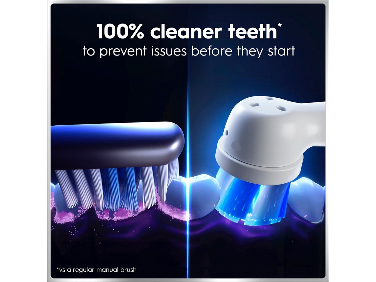 Oral-B iO6 elektrisk tannbørste (hvit) Tannbørstehoder