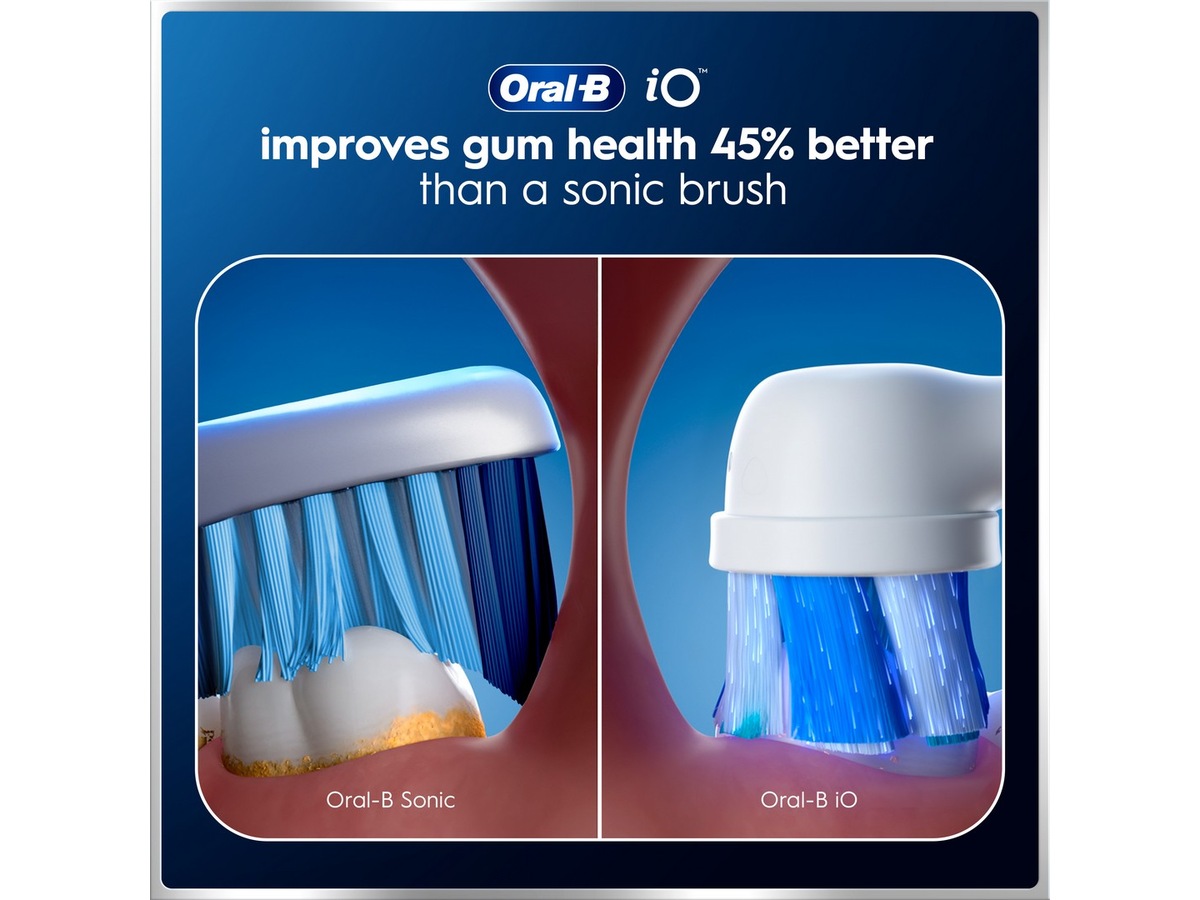 Oral-B iO6 elektrisk tannbørste (hvit) Tannbørstehoder