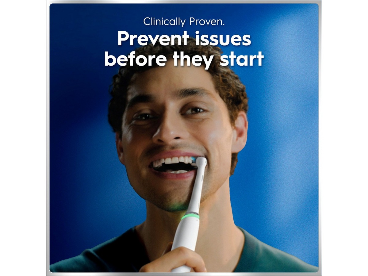 Oral-B iO6 elektrisk tannbørste (hvit) Tannbørstehoder