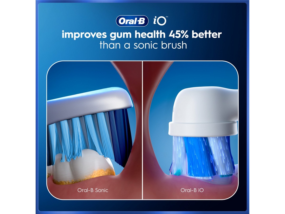 Oral-B iO5 elektrisk tannbørste (hvit) Tannbørstehoder