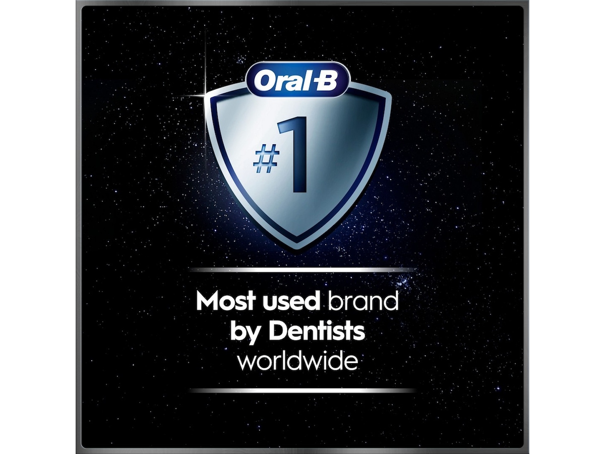 Oral-B iO10 elektrisk tannbørste (sort) Tannbørstehoder