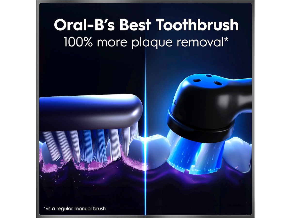 Oral-B iO10 elektrisk tannbørste (sort) Tannbørstehoder