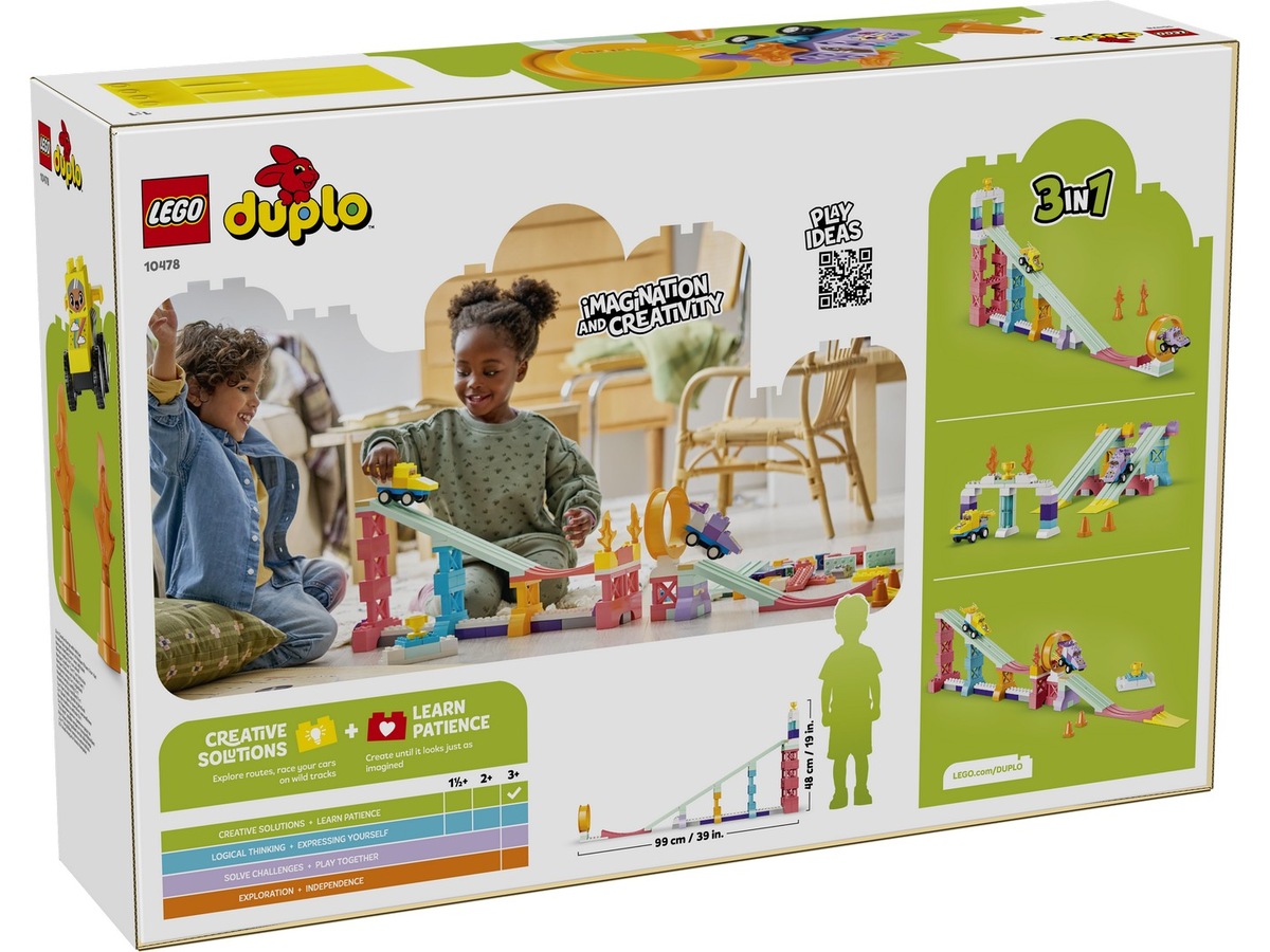 LEGO DUPLO Town 3-i-1 Kreative ramper med biler 10478 LEGO