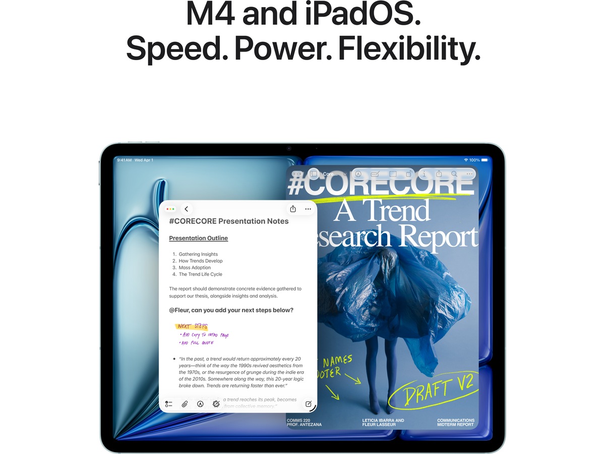 iPad Air 13" (2026) 128GB 5G (blå) Nettbrett / iPad