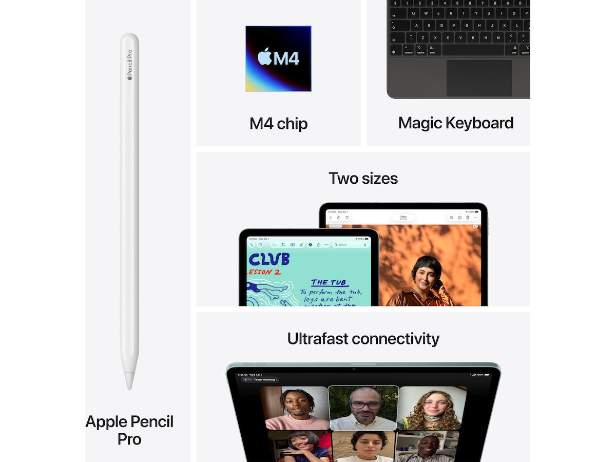 iPad Air 13" (2026) 128GB 5G (blå) Nettbrett / iPad