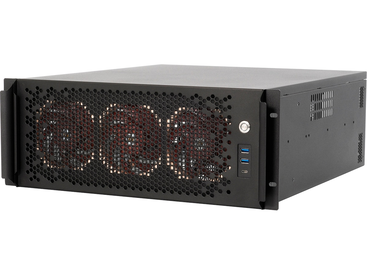 Komplett-PC Office 4U Rack Intel Ultra Stasjonær PC