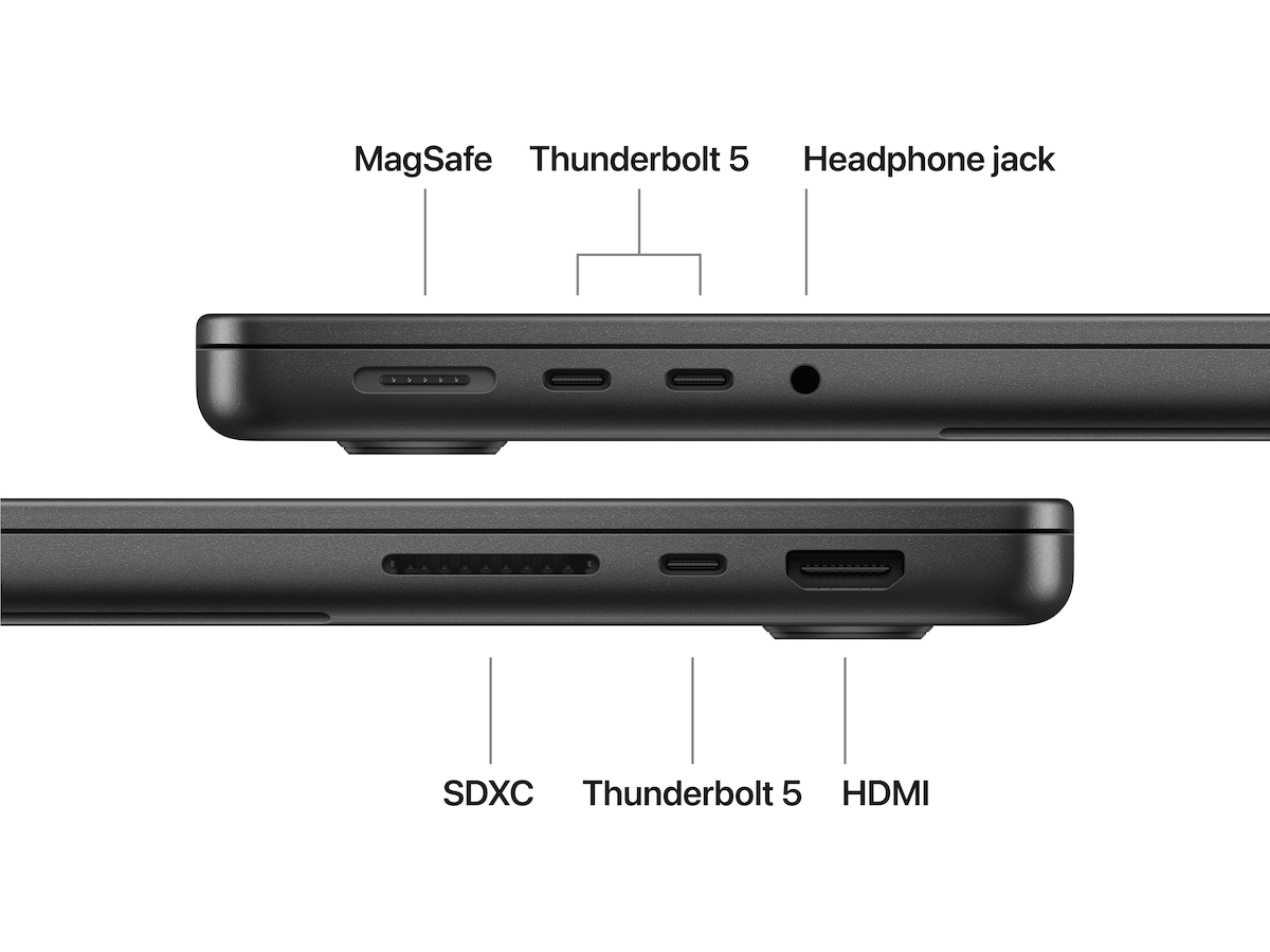 MacBook Pro 14 M5 Max (2026) 2TB (stellarsvart) PC - Bærbar / laptop