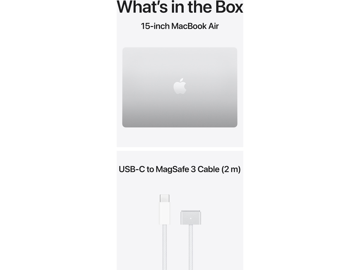 MacBook Air 15" M5 (2026) 512GB (sølv) PC - Bærbar / laptop