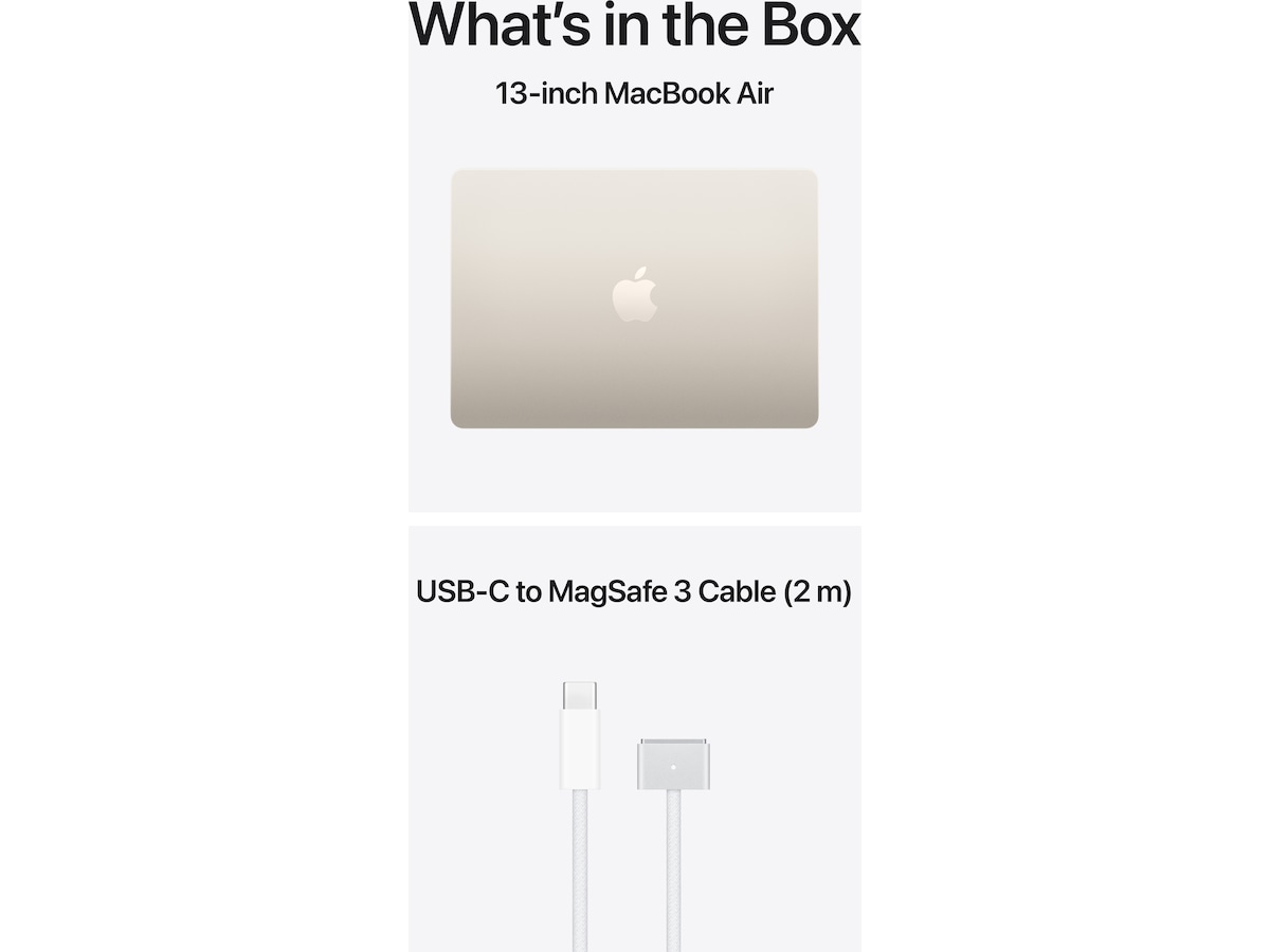 MacBook Air 13" M5 (2026) 512GB (stjerneskinn) PC - Bærbar / laptop