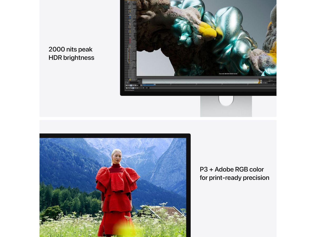 Apple Studio Display XDR (2026) Standard Glass - stativ med vinkel- og høydejustering Skjermer