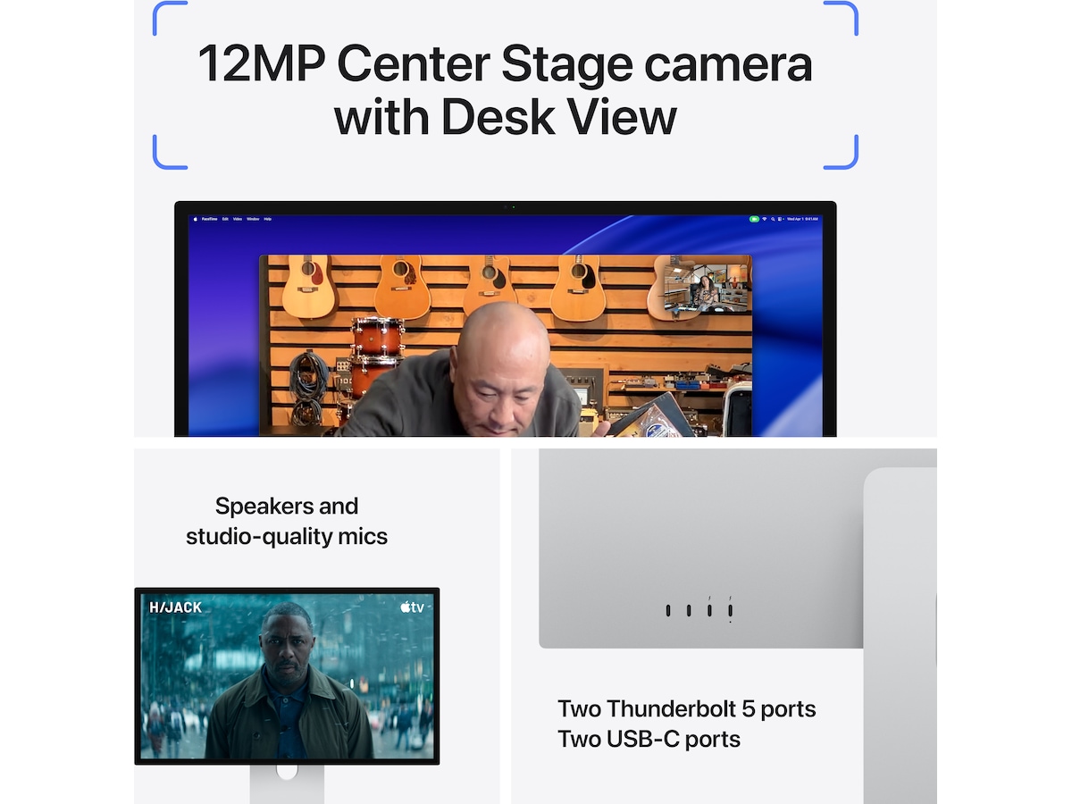 Apple Studio Display XDR (2026) Standard Glass - stativ med vinkel- og høydejustering Skjermer