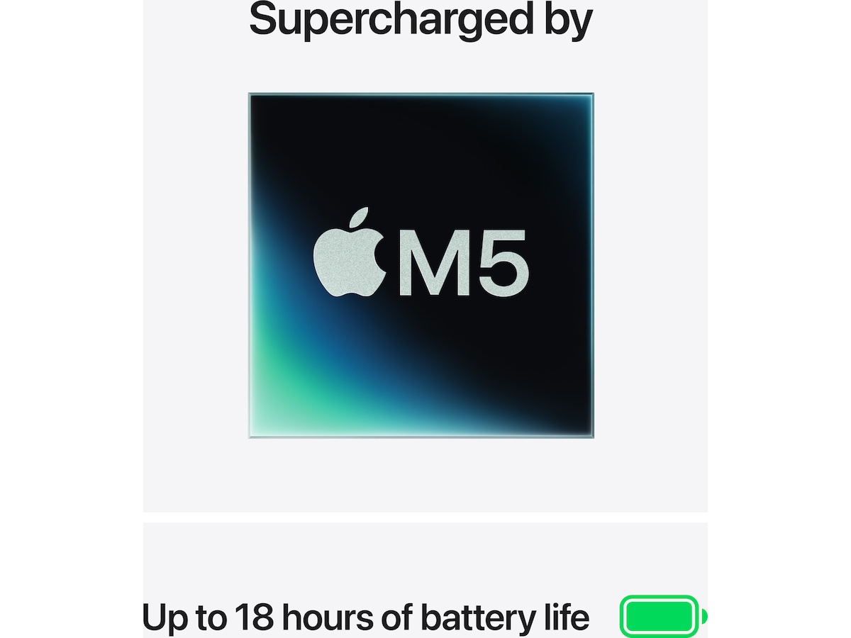 MacBook Air 15" M5 (2026) 1TB (midnatt) PC - Bærbar / laptop