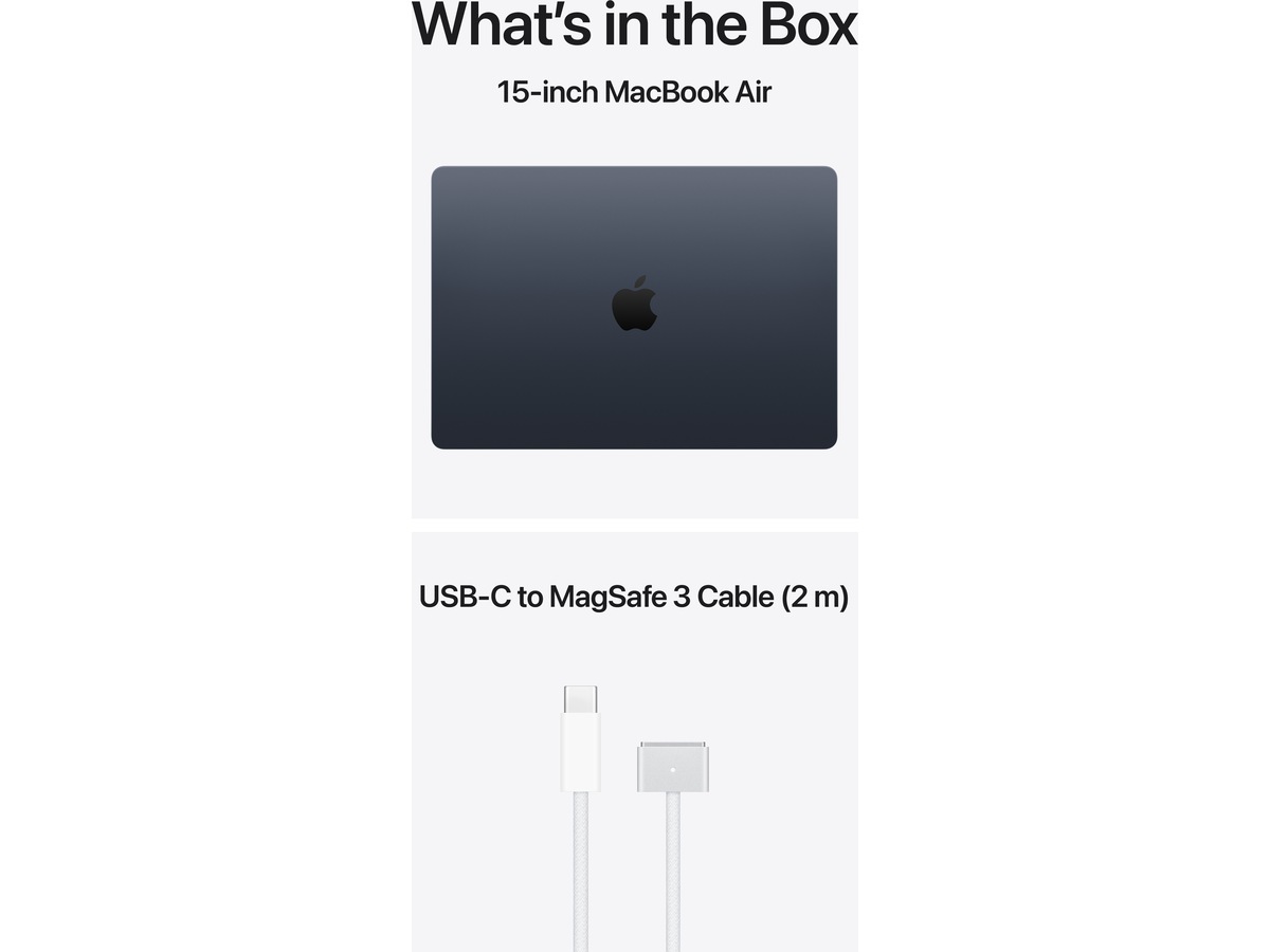 MacBook Air 15" M5 (2026) 1TB (midnatt) PC - Bærbar / laptop