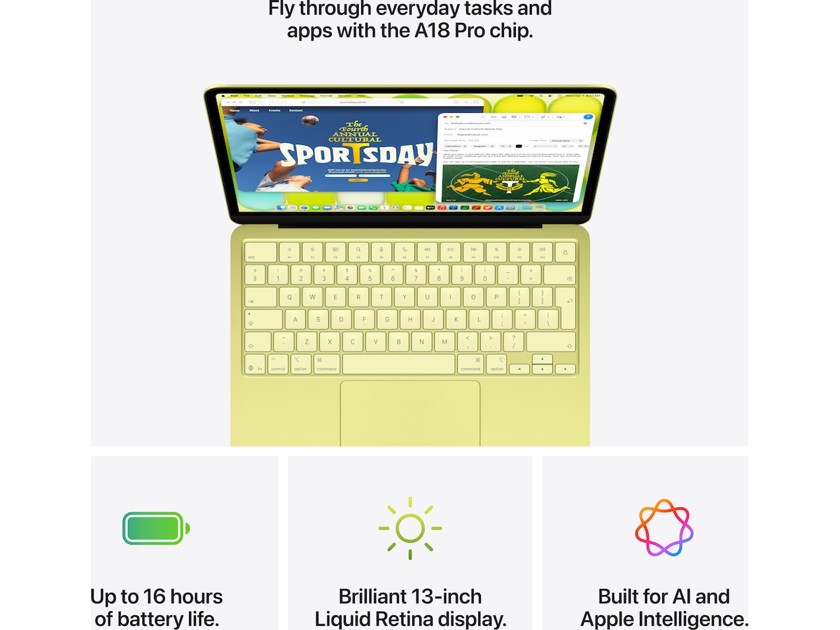 MacBook Neo 13" A18 Pro (2026) 256GB (indigo) PC - Bærbar / laptop