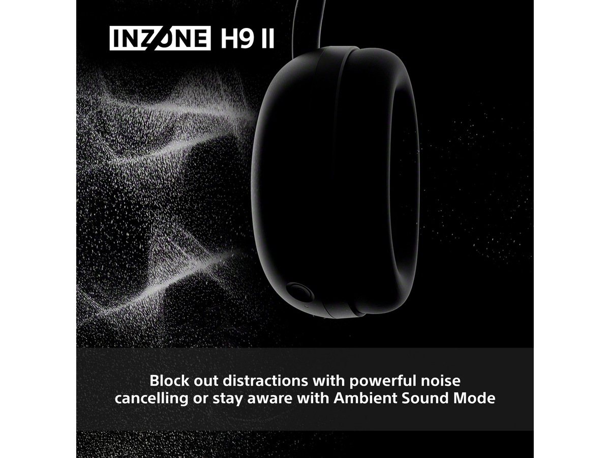 Sony INZONE H9 II Trådløst støydempende hodesett (svart) -B-Grade Demo headset