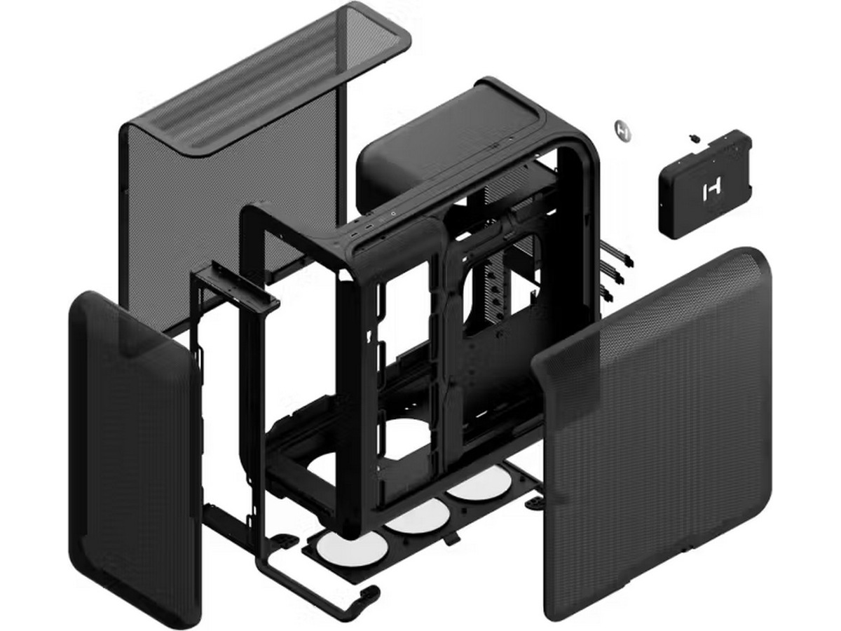 HYTE X50 Air Mid Tower (svart) -B-Grade Demo annet i datautstyr