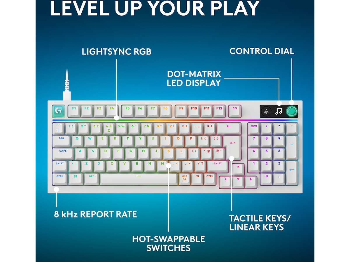 Logitech G316 X 98 spilltastatur Gamingtastatur