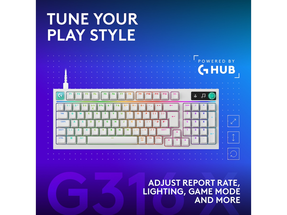 Logitech G316 X 98 spilltastatur Gamingtastatur