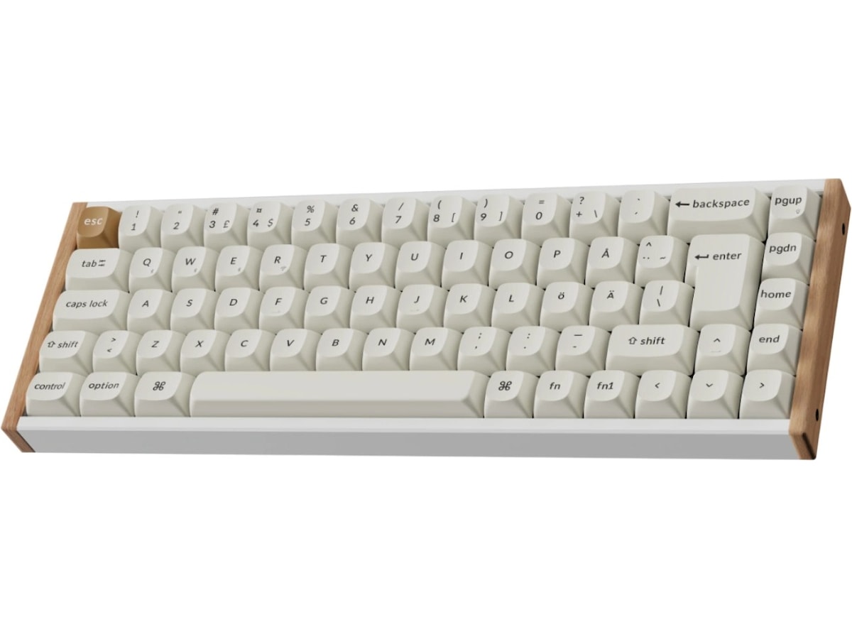 Keychron K6 HE SE Trådløst Gamingtastatur (tre/hvit) -B-Grade Demo tastatur