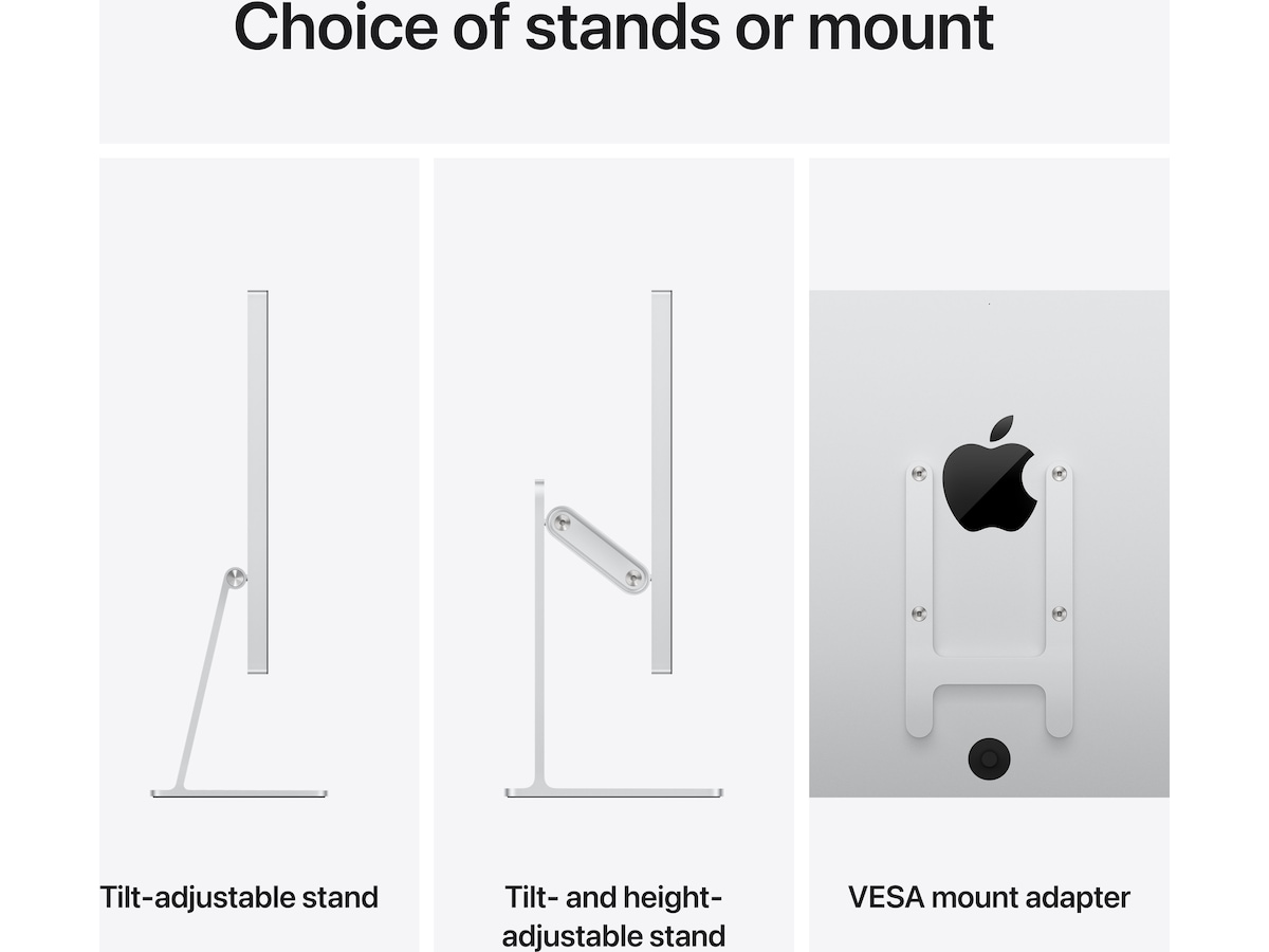 Apple Studio Display (2026) Standard glass - stativ med vinkeljustering -B-Grade Demo skjermer