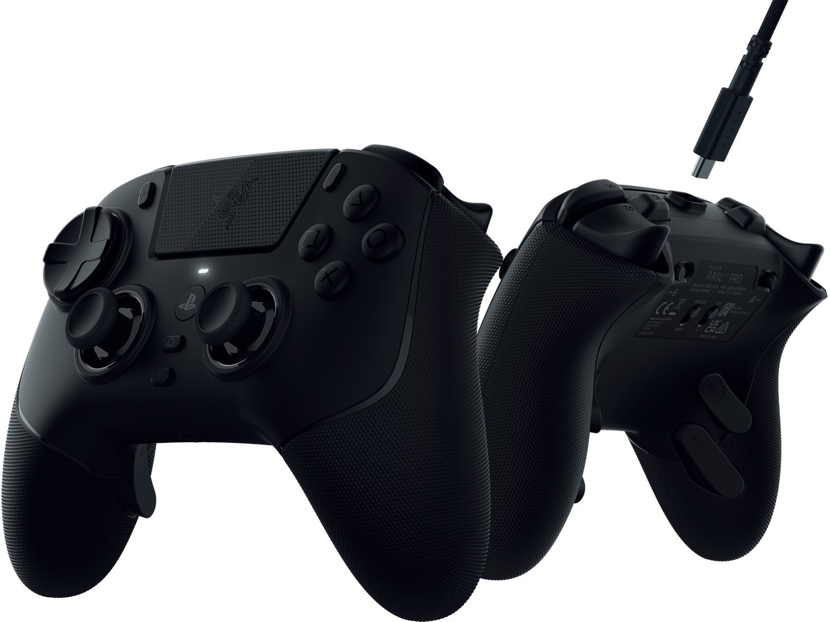 Razer Raiju V3 Pro trådløs kontroller for PS5 og PC (sort) -B-Grade Demo gaming