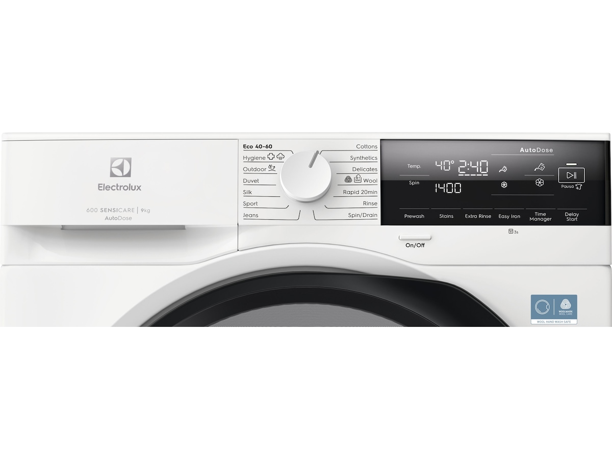 Electrolux 600 SensiCare vaskemaskin (hvit) -B-Grade Demo vask & tørk