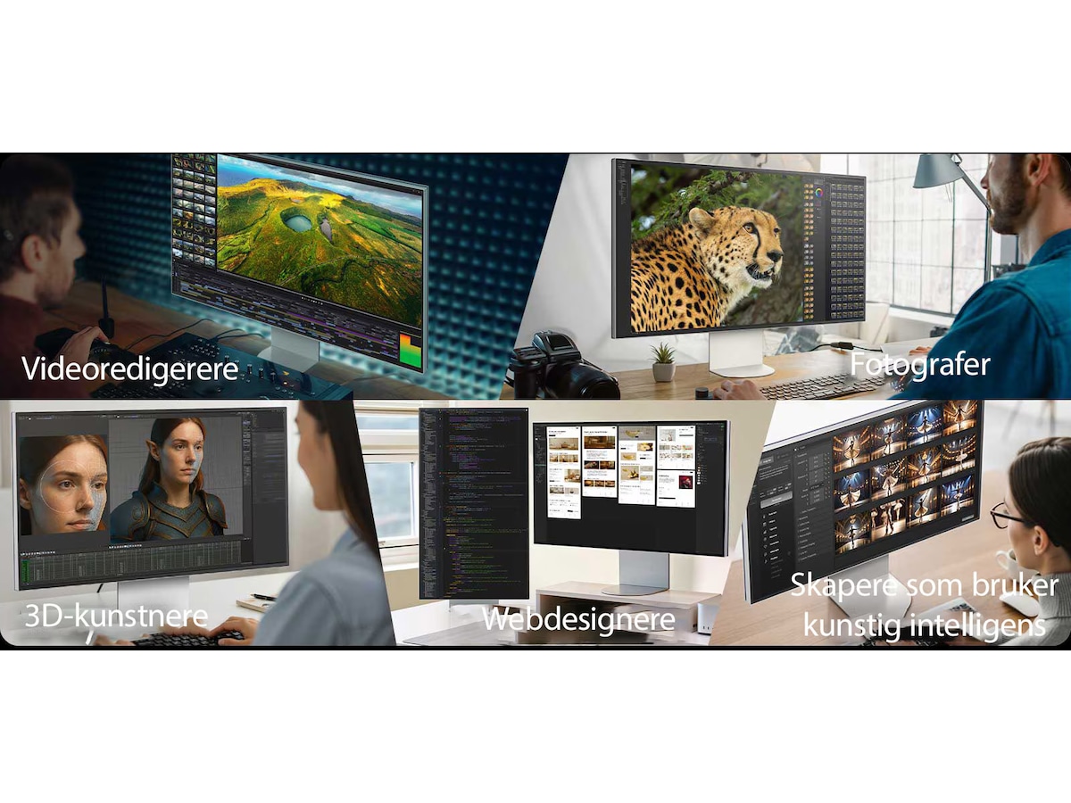 LG 32" UltraFine 6K skjerm 32U990A -B-Grade Demo skjermer