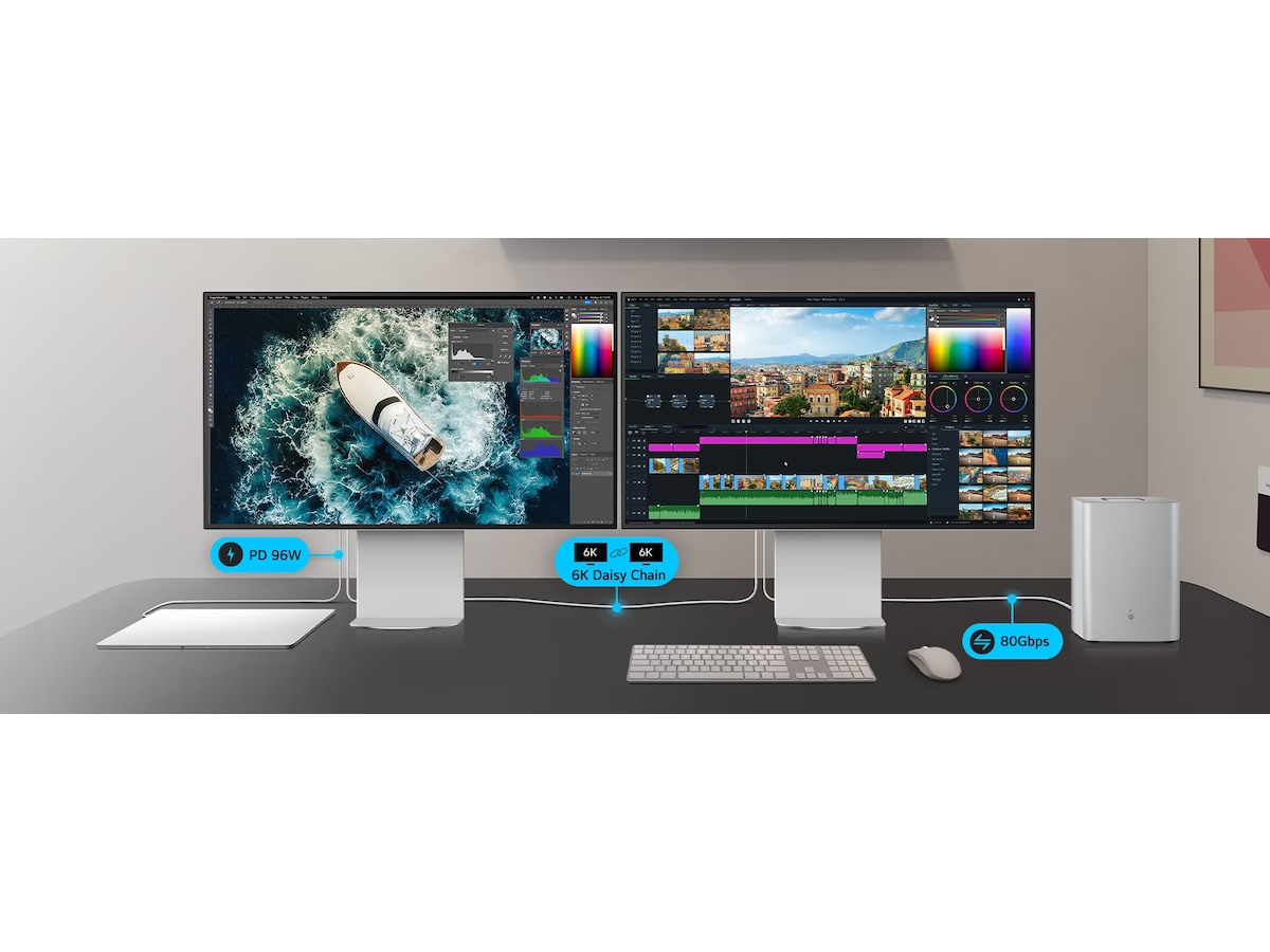 LG 32" UltraFine 6K skjerm 32U990A -B-Grade Demo skjermer