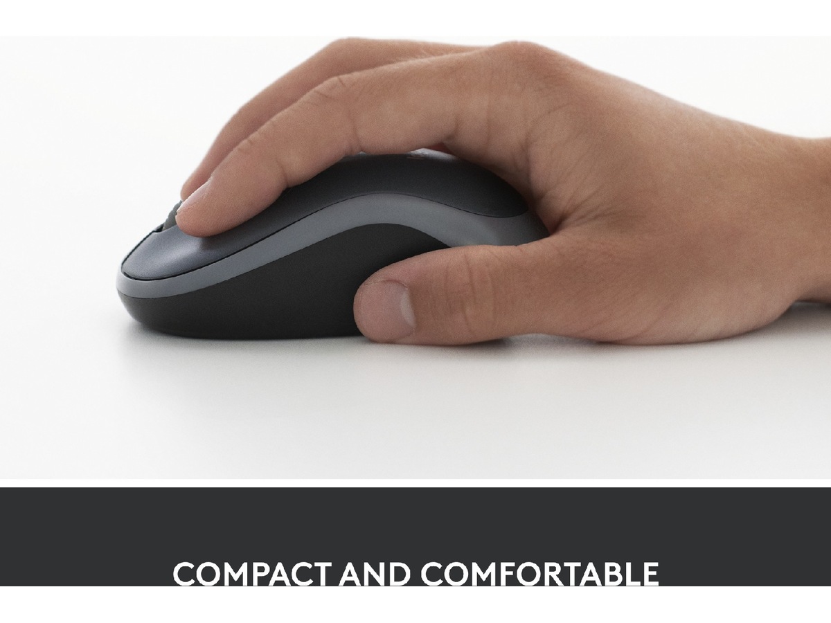 Logitech M185 Trådløs Mus Blå Mus