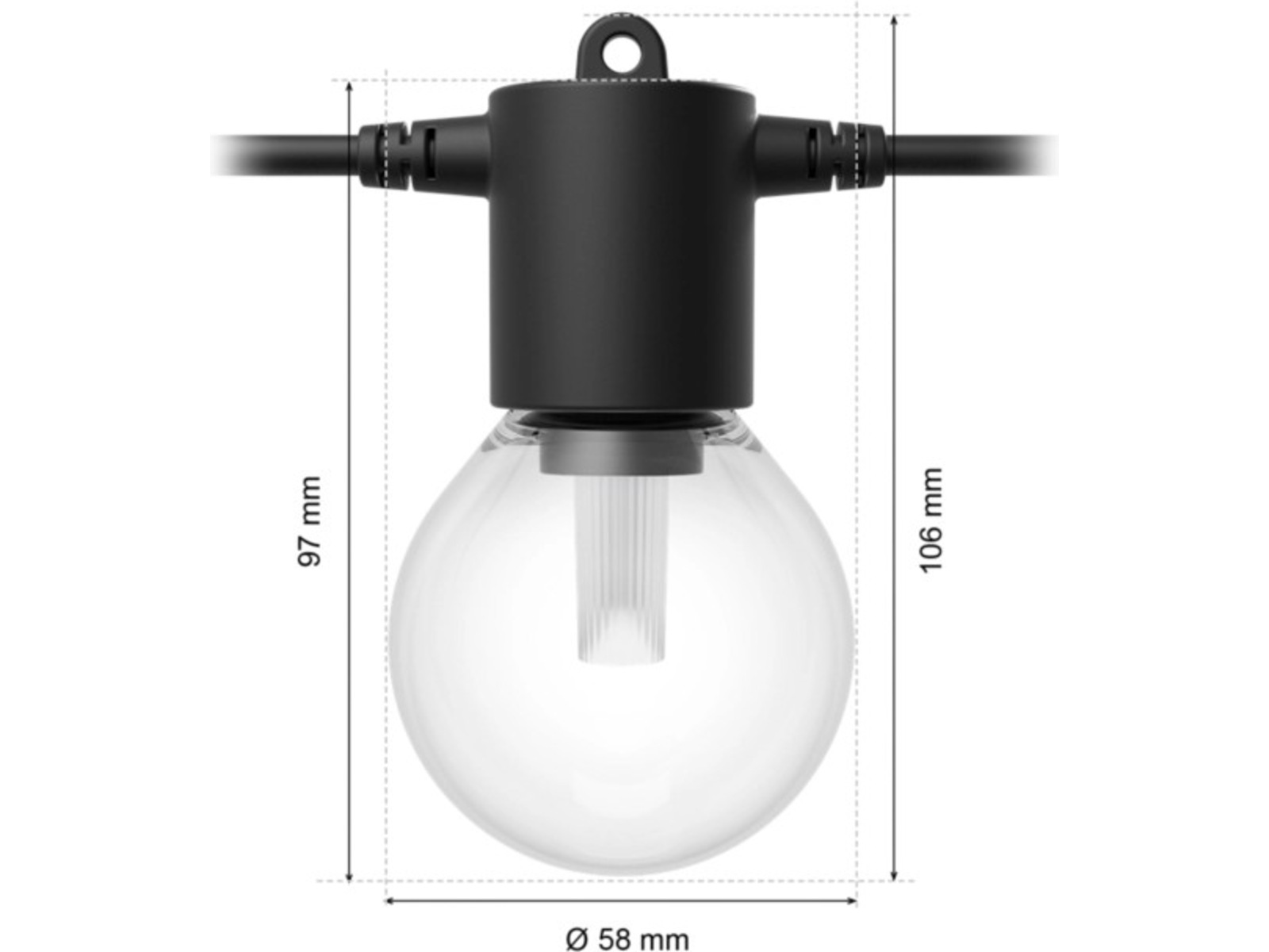 Philips Hue Festavia Globe lyslenke 7m Lyspærer & LED-pærer