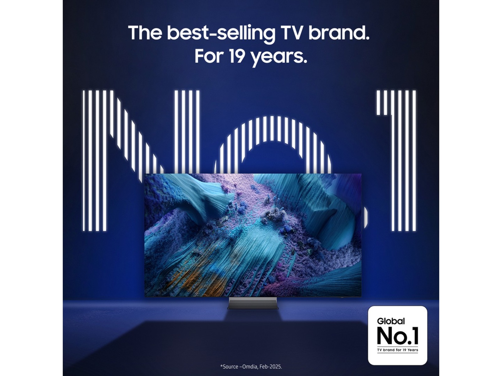 Samsung 43" Q7F2 QLED 4K Smart TV (2025) 20 - 49 tommer TV