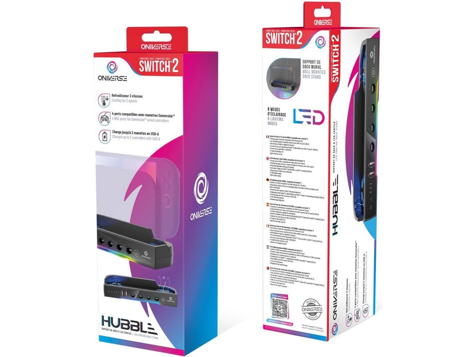 Oniverse Hubble Nintendo Switch 2 dokk og displaystativ Tilbehør