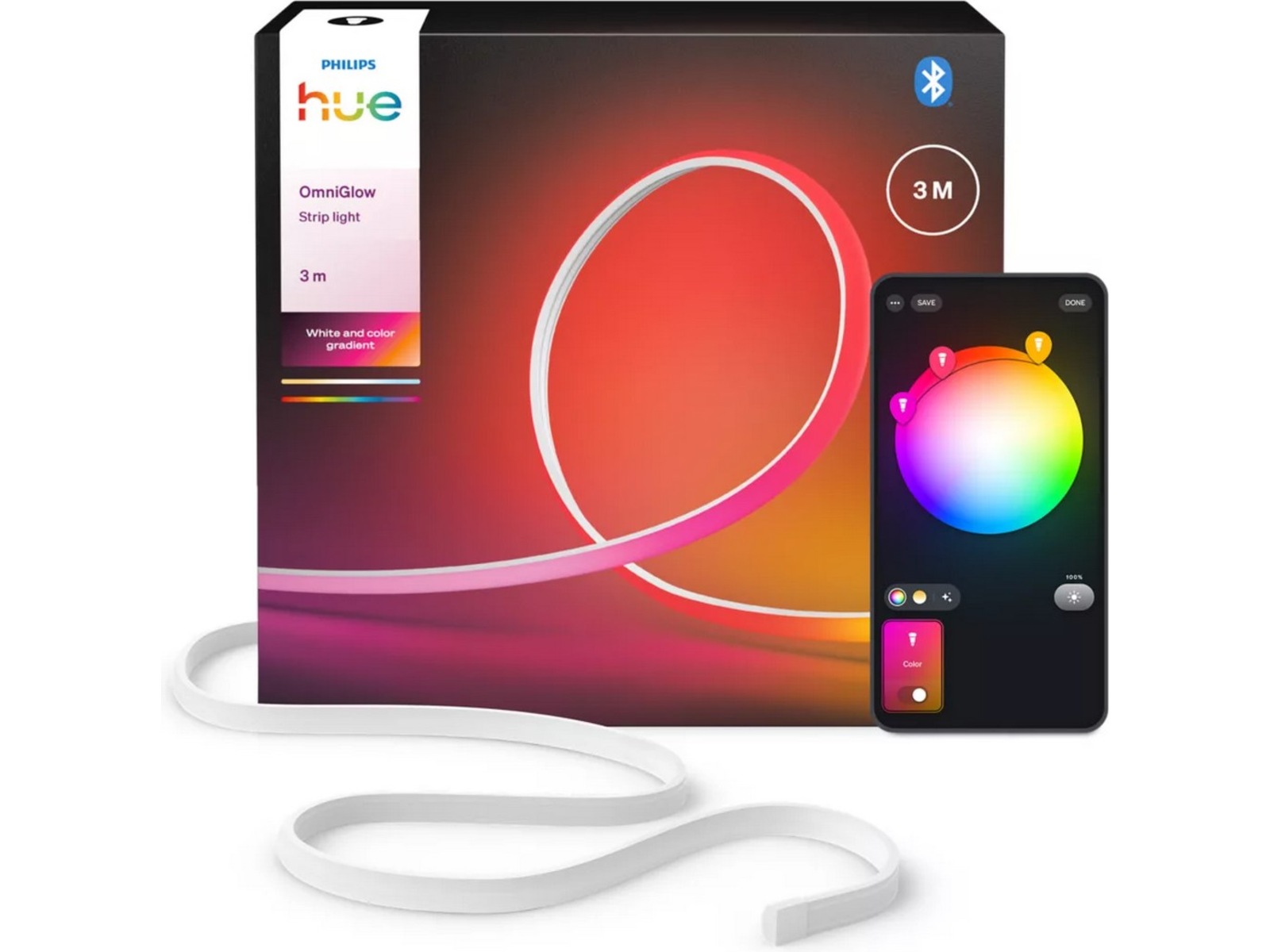 Philips Hue OmniGlow lyslist 3 m Led strips & underholdning